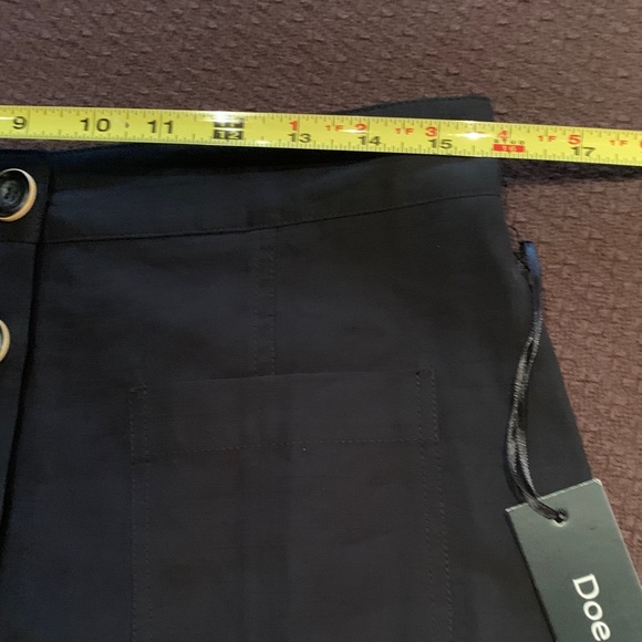 Doe & Rae Midnight Button-Down Mini Skirt - Picture 4 of 7